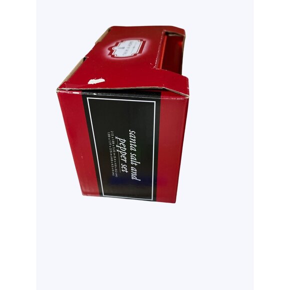 Santa Salt Pepper Set Ceramic Holiday Table Decor Vintage Style By Kmart - Picture 12 of 12